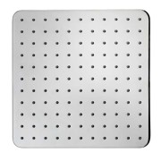 Pomme de tête carrée 280mm jet de pluie autonettoyant chromé Cosmo - BOSSINI I00598030