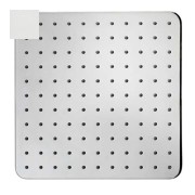 Pomme de tête carrée 230mm jet de pluie autonettoyant blanc mat Cosmo - BOSSINI I00597045