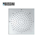 Pomme de tête carrée 260mm jet de pluie autonettoyant chromé Cube - BOSSINI I00715030