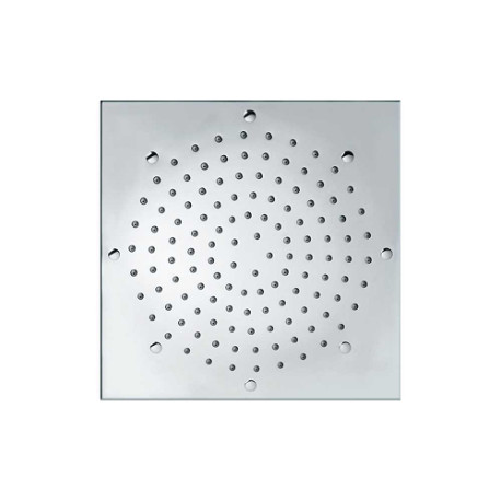 Pomme de tête carrée 260mm jet de pluie autonettoyant chromé Cube - BOSSINI I00715030
