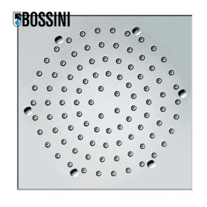 Pomme de tête carrée 210mm jet de pluie autonettoyant chromé Cube - BOSSINI I00720030