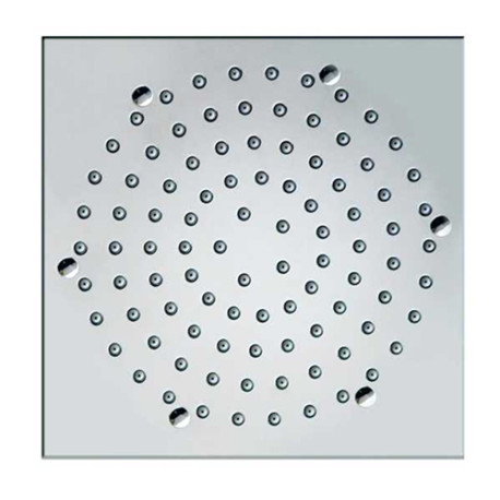 Pomme de tête carrée 210mm jet de pluie autonettoyant chromé Cube - BOSSINI I00720030