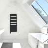 Sèche-serviette ACOVA FASSANE Spa Asymétrique IHC droite 750W Noir TFASR075055ECZFB