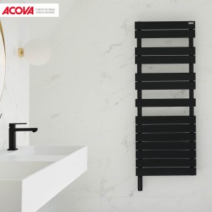 Sèche-serviette ACOVA FASSANE Spa Asymétrique IHC droite 1000W Noir TFASR100055ECZFB