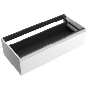 Coquette SPIRIT 1200 1 tiroir métallique WHITE COTTON 1194x270x450 mm - SALGAR 96399 