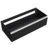 Coquette SPIRIT 1200 1 tiroir métallique BLACK VELVET 1194x270x450 mm - SALGAR 96415 