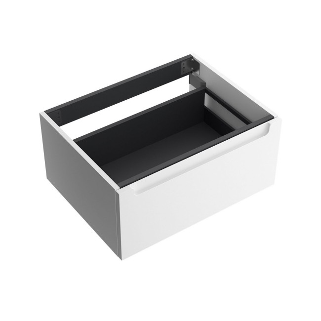 Coquette MONTERREY 600 1 tiroir métallique WHITE COTTON 598x270x450 mm - SALGAR 96427 