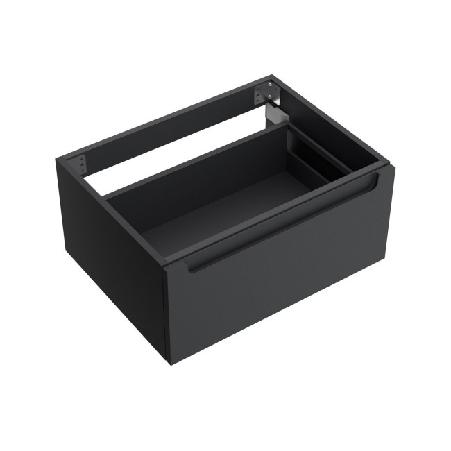 Coquette MONTERREY 600 1 tiroir métallique BLACK VELVET 598x270x450 mm - SALGAR 96428 