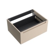 Coquette MONTERREY 600 1 tiroir métallique MACCHIATO 598x270x450 mm - SALGAR 96429 