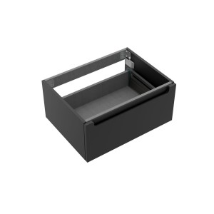 Coquette MONTERREY 800 1 tiroir métallique anthracite mat 797x270x450 mm - SALGAR 96439 