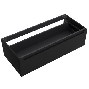 Coquette MONTERREY 1200 1 tiroir métallique BLACK VELVET 1197x270x450 mm - SALGAR 96449 