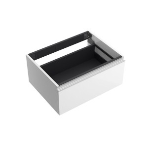 Coquette SPIRIT 800 1 tiroir métallique WHITE COTTON 797x270x450 mm - SALGAR 96397 