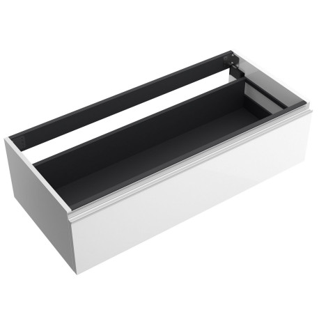 Coquette SPIRIT 1200 1 tiroir métallique WHITE COTTON 1194x270x450 mm - SALGAR 96399 