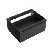 Coquette MONTERREY 600 1 tiroir métallique BLACK VELVET 598x270x450 mm - SALGAR 96428 