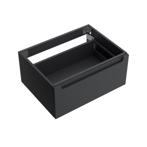 Coquette MONTERREY 600 1 tiroir métallique BLACK VELVET 598x270x450 mm - SALGAR 96428 