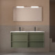 Ensemble Salle De Bains Attila 120 4 Tiroirs Green Satin - SALGAR 104834