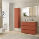 Meuble de salle de bain SPIRIT 1000 3 tiroirs métalliques TERRACOTA - SALGAR 103511