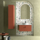 Meuble de salle de bain BIBA 800 1 tiroir et 1 tiroir intérieur TERRACOTA - SALGAR 103060