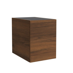 Coquette ALLIANCE 300 réversible 1 porte avec système push NOYER MAYA - SALGAR 103165 