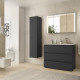 Meuble de salle de bain SPIRIT 1000 3 tiroirs métalliques GREEN FOREST - SALGAR 103501