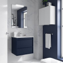 Ensemble Salle De Bains Attila 60 2 Tiroirs Blue Satin - SALGAR 104741 