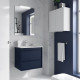 Ensemble Salle De Bains Attila 70 2 Tiroirs Blue Satin - SALGAR 104898