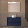 Ensemble Salle De Bains Attila 100 2 Tiroirs Blue Satin - SALGAR 104966 