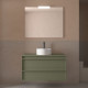 Ensemble Salle De Bains Attila 100 2 Tiroirs Green Satin - SALGAR 104967
