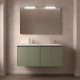 Ensemble Salle De Bains Noja 120 4 Portes Green Satin - SALGAR 105090