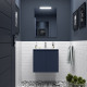 Ensemble Salle De Bains Noja 70 2 Portes Blue Satin - SALGAR 105285