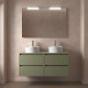 Ensemble Salle De Bains Noja 120 4 Tiroirs Green Satin - SALGAR 105520