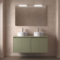 Ensemble Salle De Bains Noja 120 4 Portes Green Satin - SALGAR 105565 