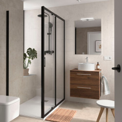 Ensemble Salle De Bains Silane 60 2 Tiroirs Noyer Maya - SALGAR 113601 