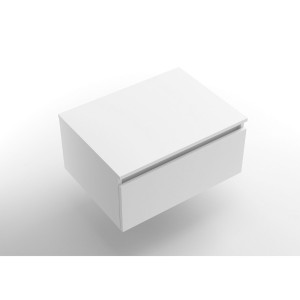 Ensemble Salle De Bains Coquette Domus 60 1 Tiroir White Satin - SALGAR 113910 