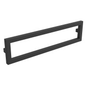 Façade métallique LLOYD noir mat 400 x 100 x 29 mm - SALGAR 97674 