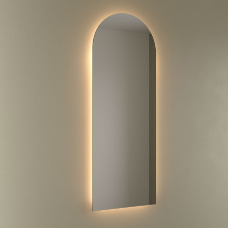Miroir Emile 500 Horizontal Vertical Avec Éclairage Led (22 W - 3000ºk) Ip44 500 X 1300 Mm - SALGAR 113753 