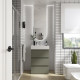Meuble de salle de bain SPIRIT 700 3 tiroirs métalliques GREEN FOREST - SALGAR 103503