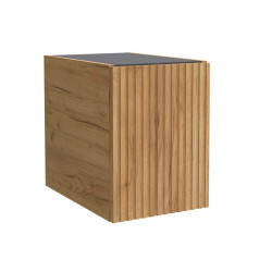 Coquette Biba 300 1 Porte Avec Frein Chêne Africain 300 X 405 X 450 Mm - SALGAR 113813 