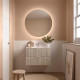 Meuble Salle De Bain Biba 800 2 Tiroirs Natural 798 X 540 X 450 Mm - SALGAR 113841