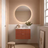 Meuble Salle De Bain Biba 800 2 Tiroirs Terracota 798 X 540 X 450 Mm - SALGAR 113850 