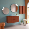 Meuble Salle De Bain Biba 1000 2 Tiroirs Terracota 989 X 540 X 450 Mm - SALGAR 113873 