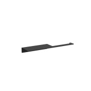 Porte-rouleau de papier toilette avec plateau SQUARE NOIR MAT 295 x 85 x 28 mm - SALGAR 103339 