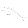 Applique CIRCUS 315 (10,8 W - 4000ºK) IP44 315 mm - SALGAR 103349 