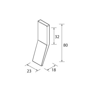 Poignée Uniiq Blanc - SALGAR 113732 