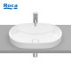 Vasque à poser round 550X370 blanc Inspira - ROCA A327527000