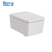 Cuvette de WC suspendue Square Inspira Perle - ROCA A346537630