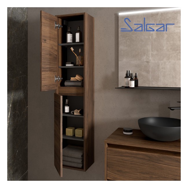 Colonne suspendue 1400 Noja Noyer Maya - SALGAR 104368