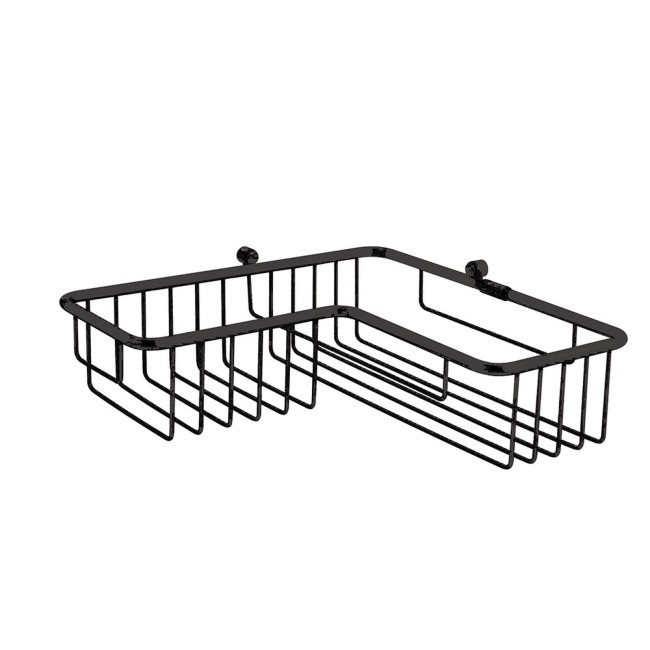 Panier de douche d'angle 27*27*7 cm blackmat - CRISTINA ONDYNA SH86813 