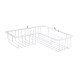 Panier de douche d'angle 27*27*7 cm blanc - CRISTINA ONDYNA SH86824