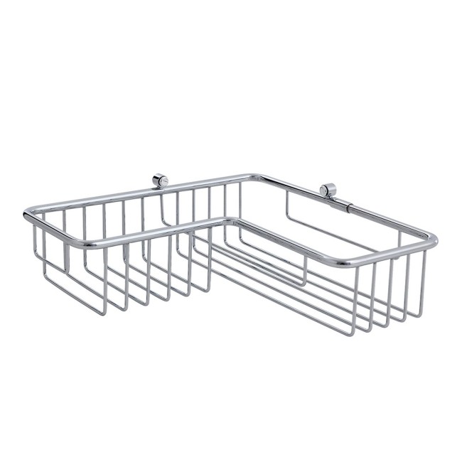 Panier de douche d'angle 27*27*7 cm chrome - CRISTINA ONDYNA SH86851 